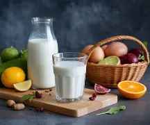 Nutritious dairy milk rich in calcium for bone density screenings